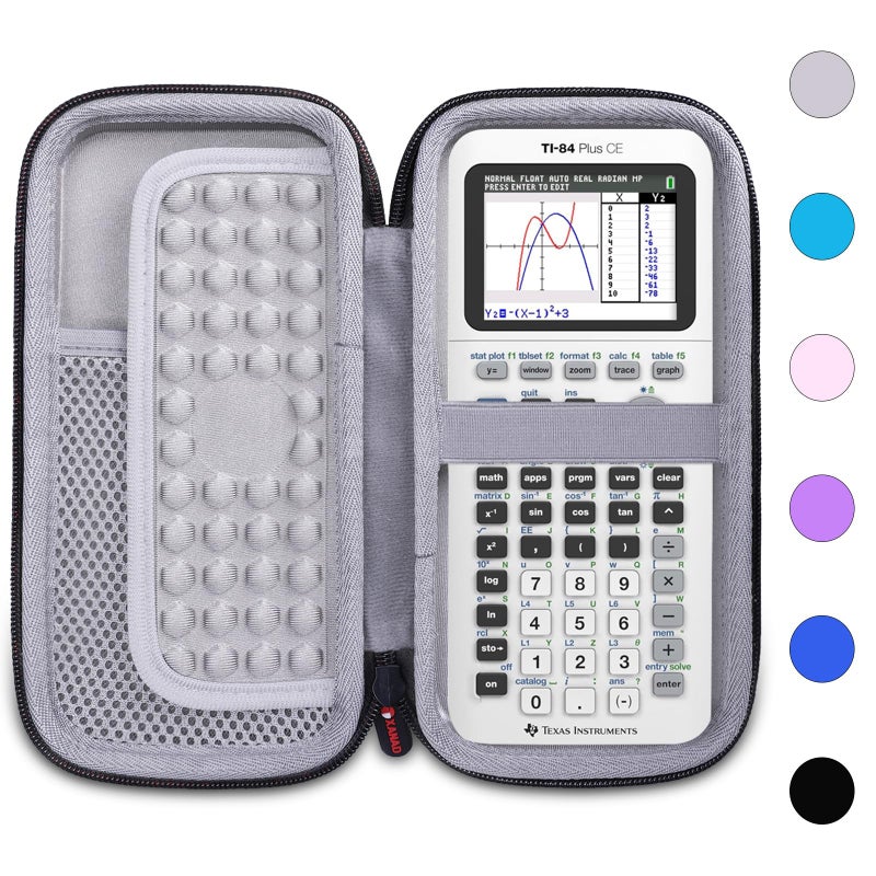 XANAD Hard Case Compatible With Texas Instruments Ti-84 Plus Ce/Ti-84 Plus/Ti-Nspire Cx Ii Cas/Ti-Nspire Cx Ii/Ti-83 Plus/Ti-85 /Ti-86 /Ti30Xs /Ti36X Pro/Ti 34 Color Graphing Calculator By Xanad - Image 1